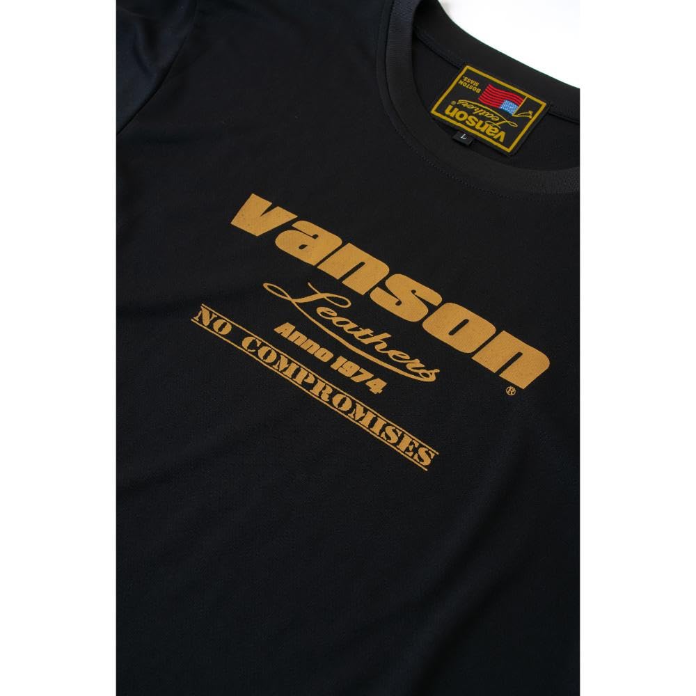 vanson ベンソンのロングスリーブ VANSON ドライメッシュTシャツ 長袖 バンソン 吸汗速乾 春夏